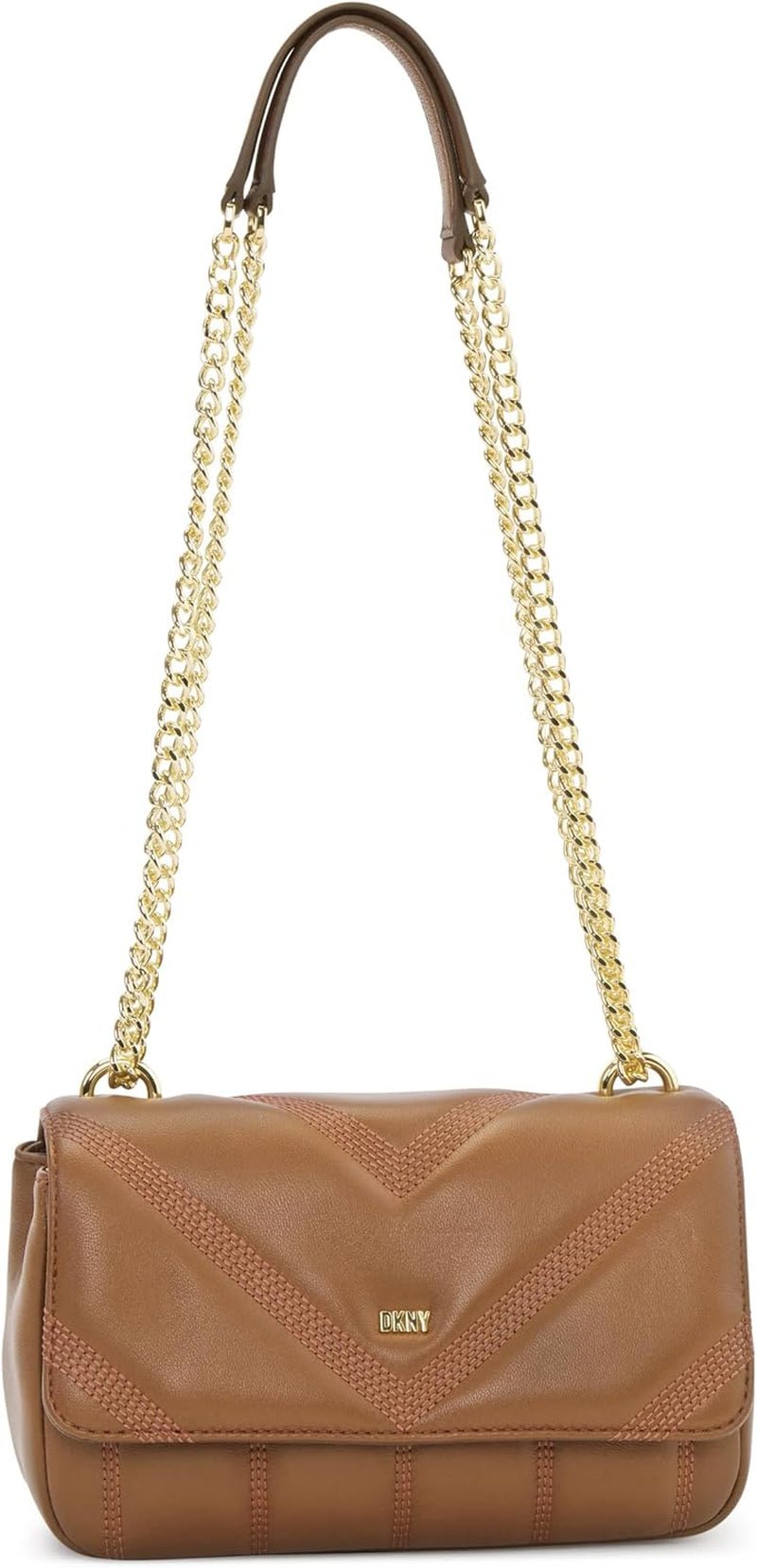 DKNY Borsa a tracolla con patta Borse Donna Naty Shop Cashew