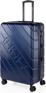 DKNY - Valigia grande a 4 ruote Valigia grande leggera - Valigia da viaggio grande con ruote. Valigia grande da viaggio per aereo Valigia rigida con chiusura certificata - Valigia grande per trolley Argento Naty Shop Bagagli e attrezzatura da viaggio Blu Navy L