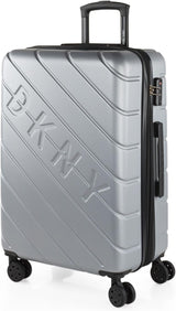 DKNY - Valigia grande a 4 ruote Valigia grande leggera - Valigia da viaggio grande con ruote. Valigia grande da viaggio per aereo Valigia rigida con chiusura certificata - Valigia grande per troller Argento Naty Shop Bagagli e attrezzatura da viaggio Argento M