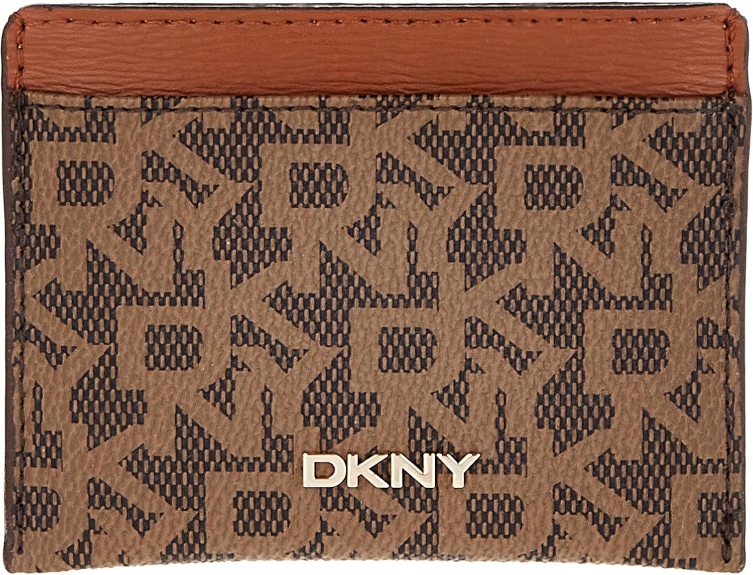 DKNY Bryant L Accessorio da Viaggio Busta Porta Carte Portafoglio da Donna Naty Shop Mocha/Caramello Taglia Unica per Tutti