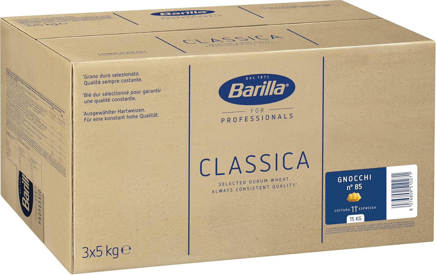 Gnocchi Pasta Barilla n. 85 - 1 confezione (1x5kg)