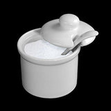 Holst Porcellana AT 216 FA1 Tanica Barile da 0,17 L con Cucchiaio, bianco, 8,5 x 8,5 x 6,5 cm