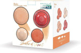 Set di stoviglie in gres da 12 pezzi, 4 set di piatti in 4 modelli diversi, Baku Sunset