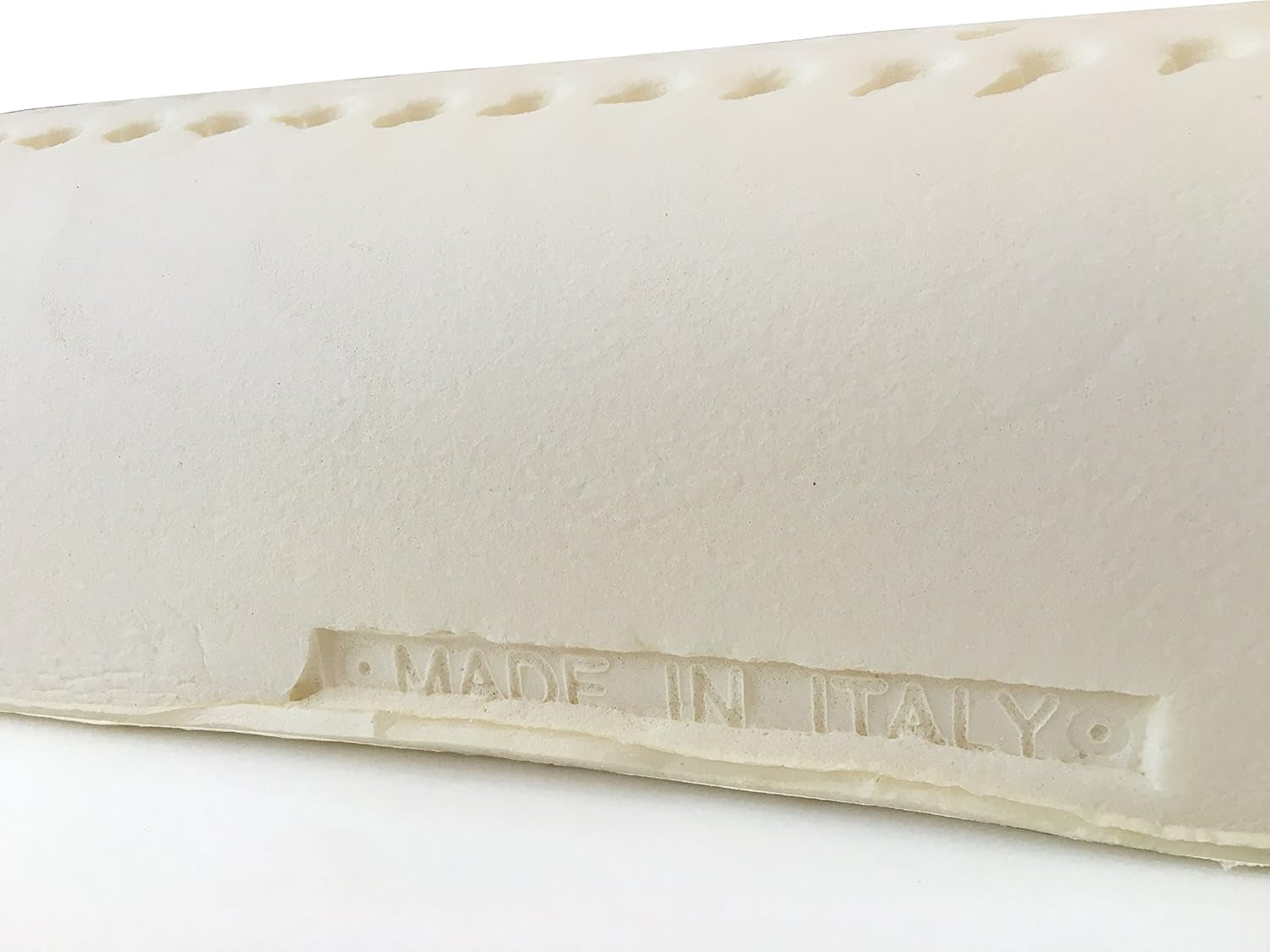 Guanciale in lattice naturale Modello Doppia Onda - Guanciale in lattice traforato Ultra traspirante Recupero naturale e sano - Massimo comfort Ergonomico Antibatterico - 100% Made in Italy Guanciali standard Naty Shop