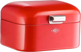 Wesco 235 001 Cestino per il pane Mini Grandy 17 x 18 x 12 cm (L/L/A) rosa, acciaio inossidabile Contenitori per alimenti Naty Shop Rosso