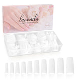 ® Unghie artificiali incollate 500 pezzi Unghie finte - Unghie gel stabili - Unghie di qualità da studio (colore naturale)