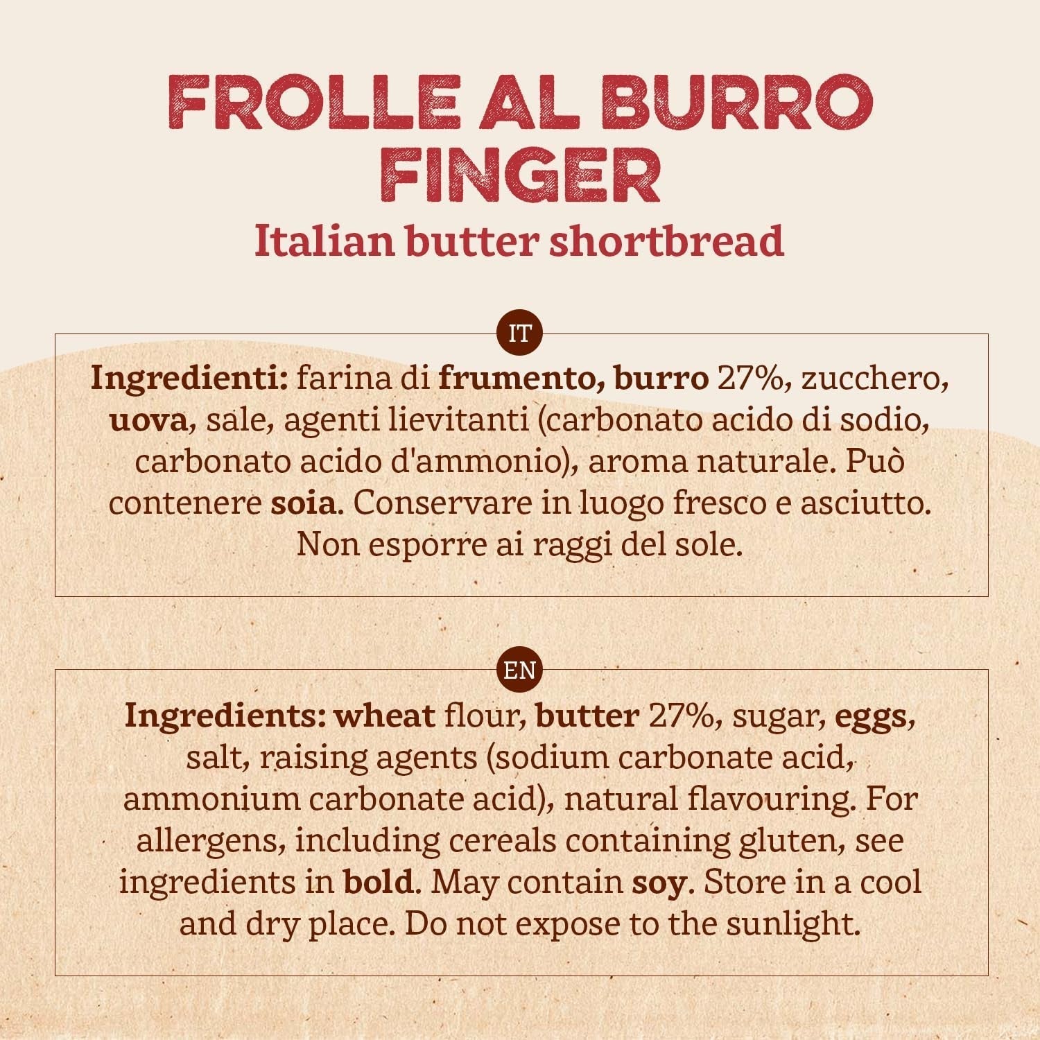 Frolle Al Burro Dita. Biscotti Preparati Tradizionalmente Come Una Volta. Ideale Come Fine Pasto Goloso, Ma Anche Da Abbinare Al the O Al Caffè. Confezione Sì 150 G