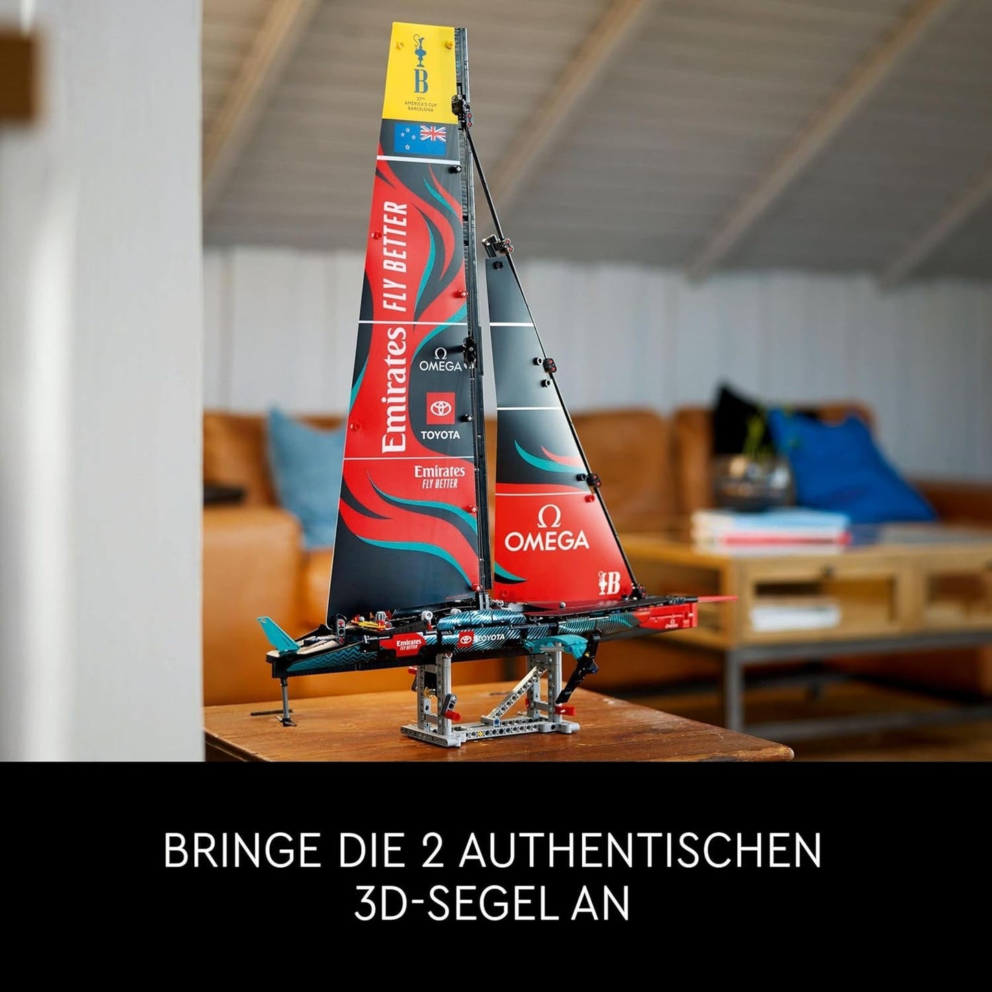 LEGO Technic Emirates Team New Zealand AC75 Yacht da regata Kit di costruzione per barca a vela per adulti Regalo per uomini e donne Attività creativa e rilassante 42174 Set di costruzione Besuche den LEGO-Store