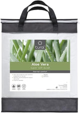 Tural - Trapunta 150 X 220 cm con trattamento Aloe Vera, imbottitura in fibra 300 G/M², morbida, traspirante, certificata Oeko-Tex (bianco, letto 90 cm) Trapunte e Trapunte Naty Shop