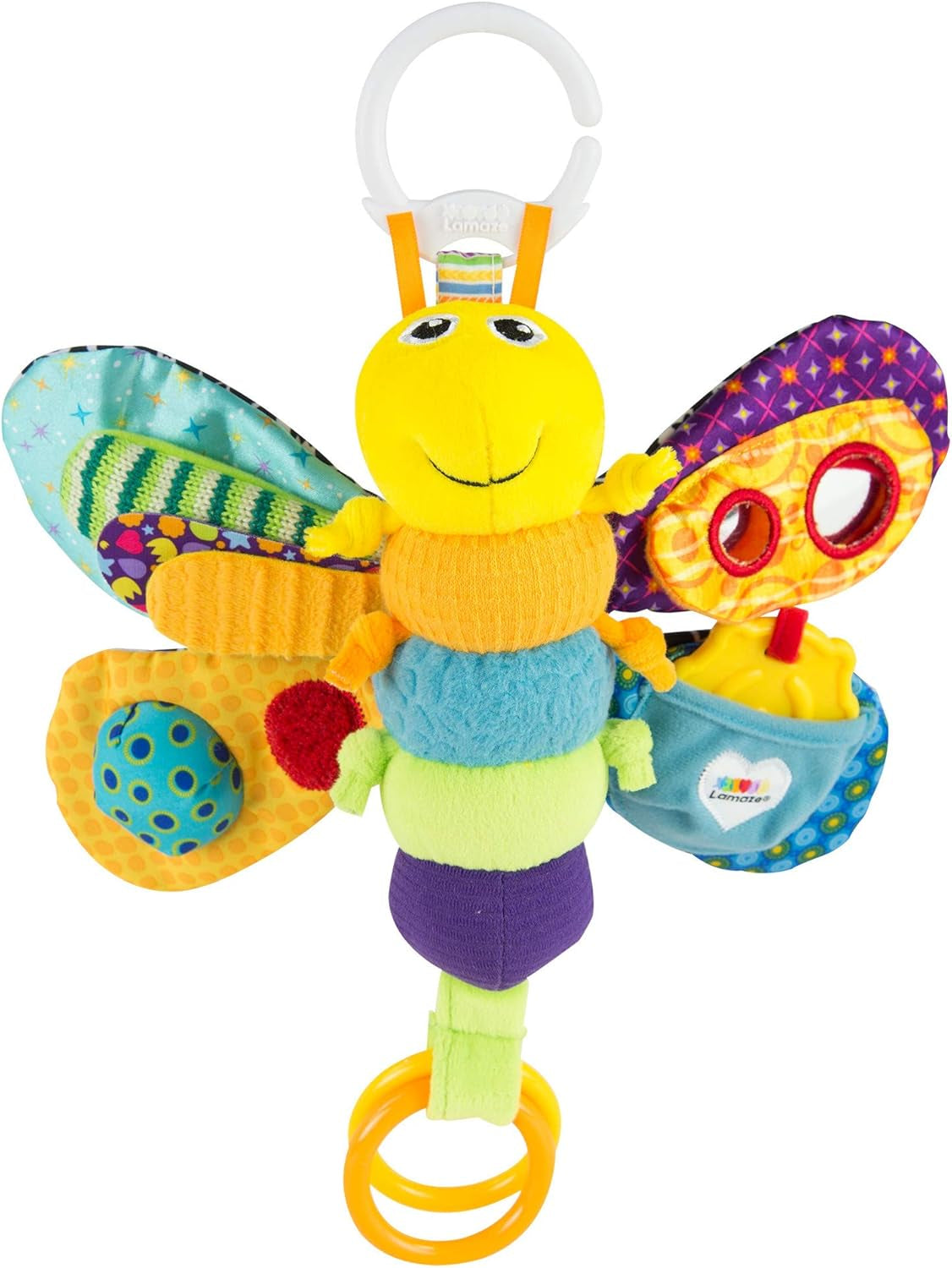 Giocattolo Lamaze per neonati Capitan Calamari il polpo pirata Clip & Go - giocattolo di alta qualità per bambini - da 0 mesi e Freddie la lucciola Clip & Go - giocattolo di alta qualità per bambini Giocattoli Bebe Naty Shop