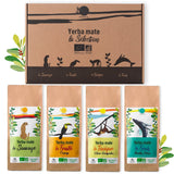 SET REGALO TÈ ORIGEENS BIO MATE X4 I Yerba Mate Bio 4X80G I Set da tè Yerba Mate, idea regalo