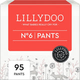 Pantaloni skin friendly LILLYDOO taglia 5 (12-17 kg) scatola mensile (105 pezzi)