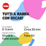 Peluche - Tutti a Nanna con Oscar! - Storie e fiabe sonore per bambini dai 10 mesi - Da ascoltare con le storie, versione italiana Jucarii Bebe Naty Shop