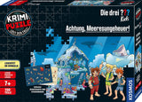 Die Drei??? Bambini - Puzzle del crimine - Attento al mostro marino Da KOSMOS 680664, 150 pezzi, Si illumina al buio, Lettura, puzzle, risoluzione di enigmi, puzzle da detective per bambini dai 7 anni in su Puzzle Naty Shop Titolo predefinito