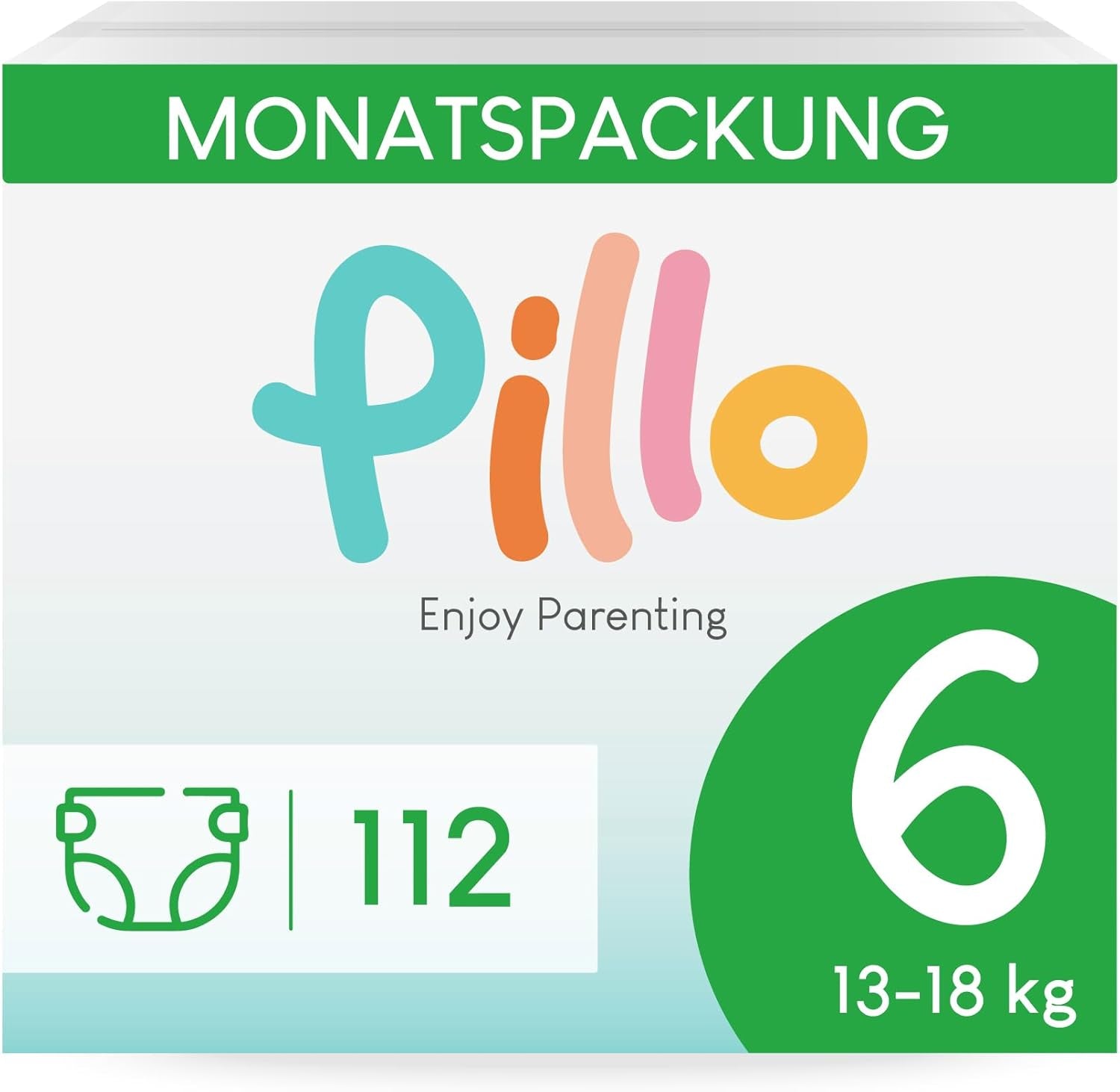Pannolini Pillo 3 - Scatola da 168 pannolini, 6 pacchi da 28 pannolini cadauna, taglia 3 - Midi (6-10 kg) - Pannolini per neonati