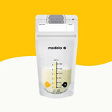Sacchetti per la conservazione del latte materno Medela 25 pz., ca. 200 ml, bianco (versione spagnola) Accessori Alimentazione e Allattamento Bebe Naty Shop