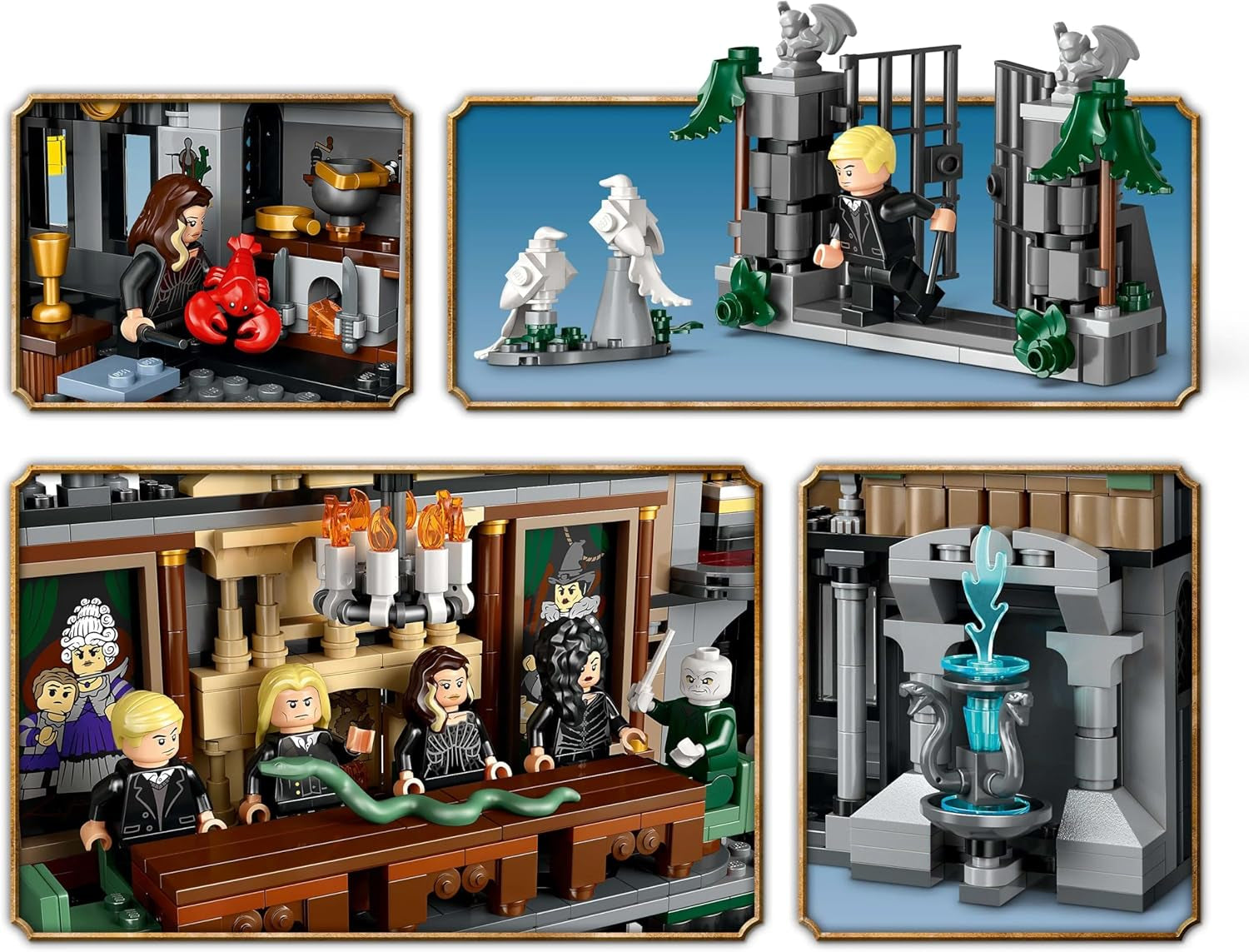 LEGO Harry Potter Tenuta di campagna della famiglia Malfoy, fantastico giocattolo da collezionare ed esporre, regalo per ragazzi, ragazze e fan del mondo magico, idea regalo con 9 minifigure 76453 Set da costruzione Besuche den LEGO-Store