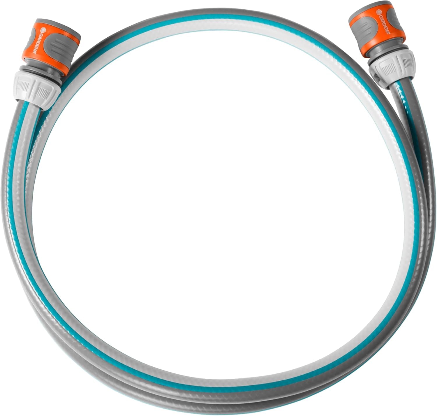Set di collegamento Gardena Classic 13 mm (1/2 pollice), 1,5 m: adattatore per tubo per il collegamento di avvolgitubo, tubo con componenti di sistema, 22 bar (18011-20)