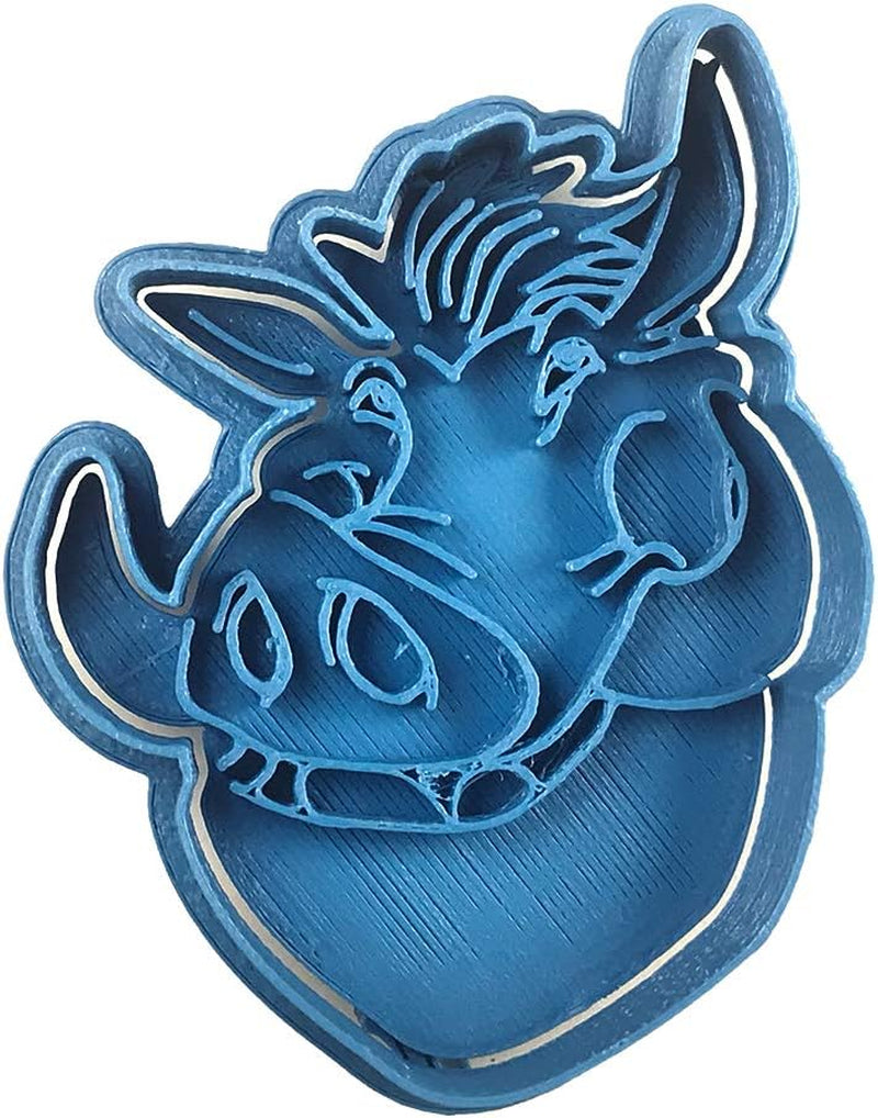 Stampo per biscotti Pumba, PLA, blu