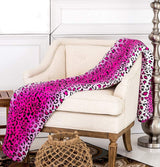 Home Must Have Queen/King Zebra Giraffa Safari Stampa animalier Per tutte le stagioni Super morbida e calda coperta da tiro per divano Dimensioni letto Poliestere rosa Trapunte e trapunte leopardate rosa Naty Shop Titolo predefinito