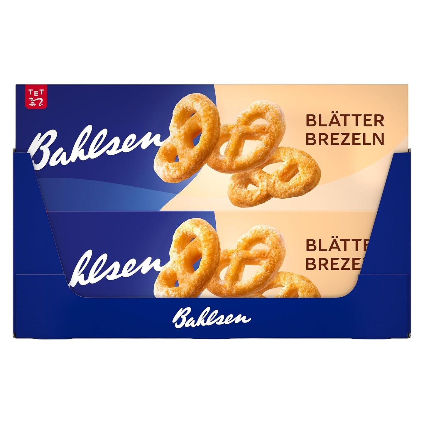 Pasta sfoglia Bahlsen - Confezione da 12 - Pasta sfoglia caramellata a forma di pretzel (12 x 100g)