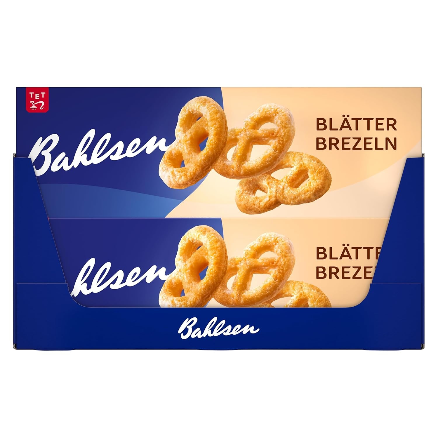 Pasta sfoglia Bahlsen - Confezione da 12 - Pasta sfoglia caramellata a forma di pretzel (12 x 100g)