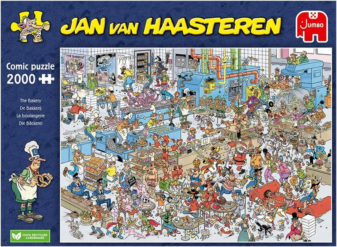 Jan Van Haasteren, The Bakery, puzzle 2000 pezzi per adulti Puzzle Naty Shop