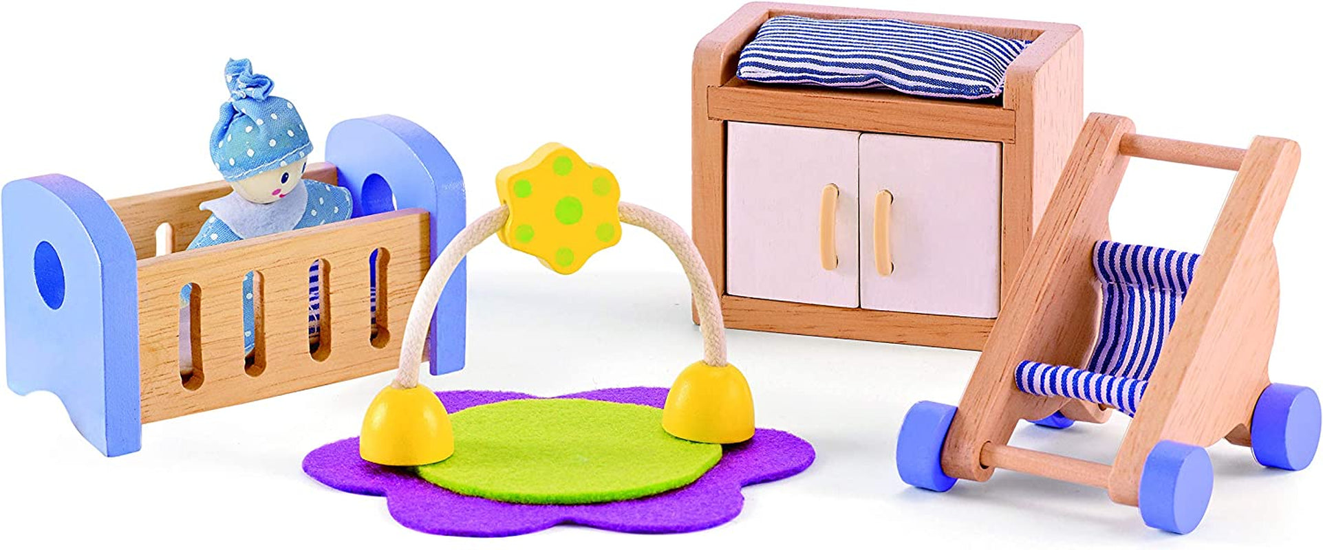 Hape E3459 - Cameretta per bambini, piccole case delle bambole Naty Shop Cameretta per bambini
