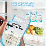 Edibaby, Buste per latte materno, 100 pezzi, Sterilizzate, senza BPA Accessori Alimentazione e Allattamento Bebe Naty Shop