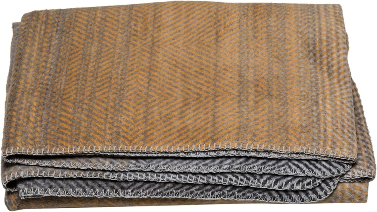 David Fussenegger Coperta in cotone 150X200 cm Coperta con motivo a sfumature di colore Soffici letti e coperte David Fussenegger Single Gold