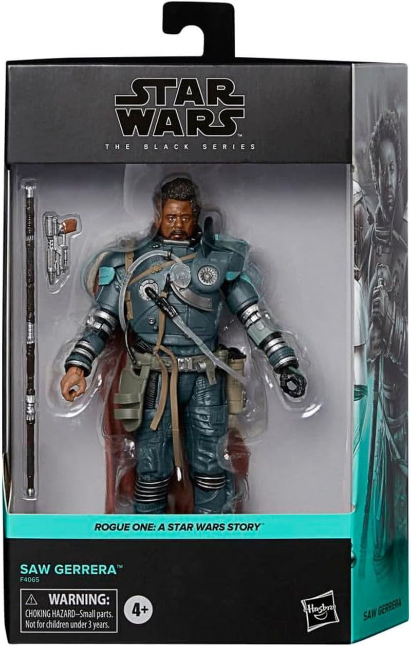 Star Wars The Black Series Saw Gerrera 15 Cm Rogue One: Una storia da collezione Action figure grande per bambini dai 4 anni in su Action Figures Naty Shop
