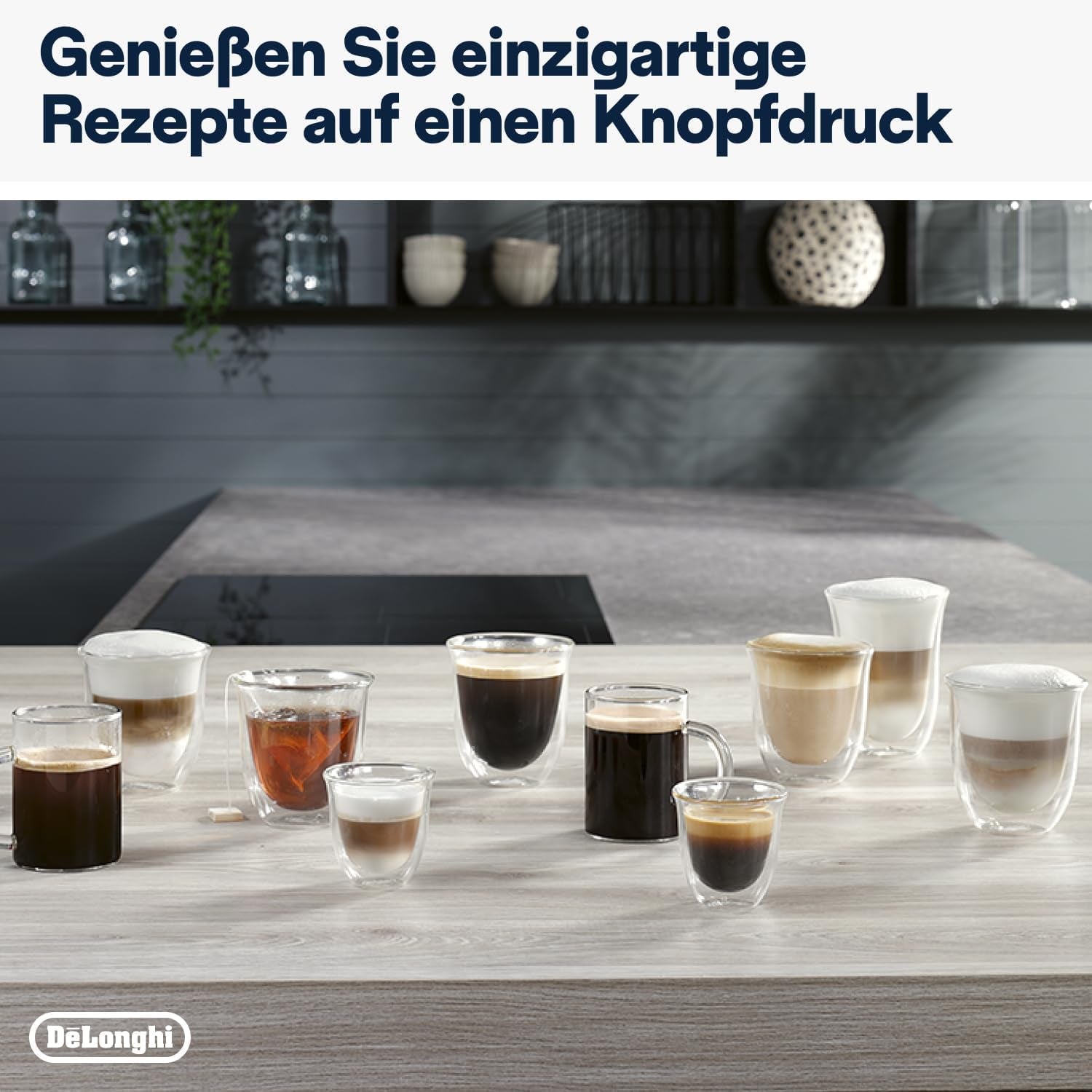 De'Longhi Magnifica Evo Next - Perfetto Espressore completamente automatico con montalatte LatteCrema, 13 bevande one-touch, macchina per caffè e cappuccino, touch screen a colori, titanio (ECAM312.80.TB)