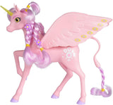 Simba 109480092 - Mia and Me Unicorn Kyara, con ali mobili, fermagli per capelli e spazzola per acconciare, 20 cm, dai 3 anni in su, rosa