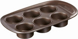 Pyrex BANDEJA 6 MAGDALENAS ASYMETRIA PX Muffinförmchen, Metall, Bunt, 6 Magdalena Stampi e vassoi per cuocere Naty Shop 6 Magdalena