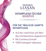 Salviette per l'igiene intima Intima by Sagrotan Sensitive, senza sapone e senza alcool, 30 pezzi (confezione da 4)