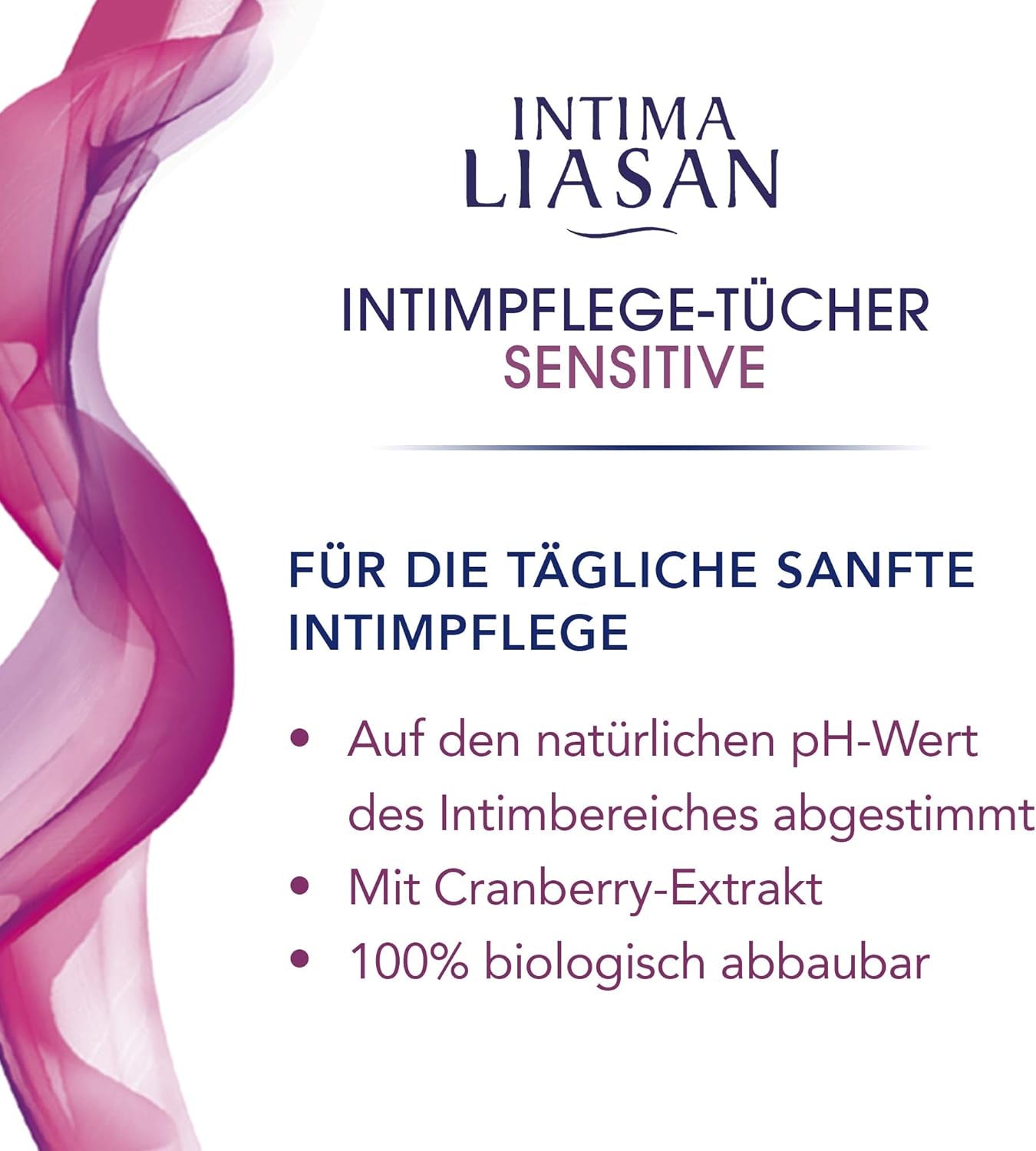 Salviette per l'igiene intima Intima by Sagrotan Sensitive, senza sapone e senza alcool, 30 pezzi (confezione da 4)