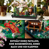 Lego Icons Giardino del silenzio - Set giardino botanico Zen per adulti con fiori di loto - Decorazione da scrivania personalizzabile di ispirazione giapponese - Regalo per donne e uomini 10315 Set da costruzione Besuche den LEGO-Store