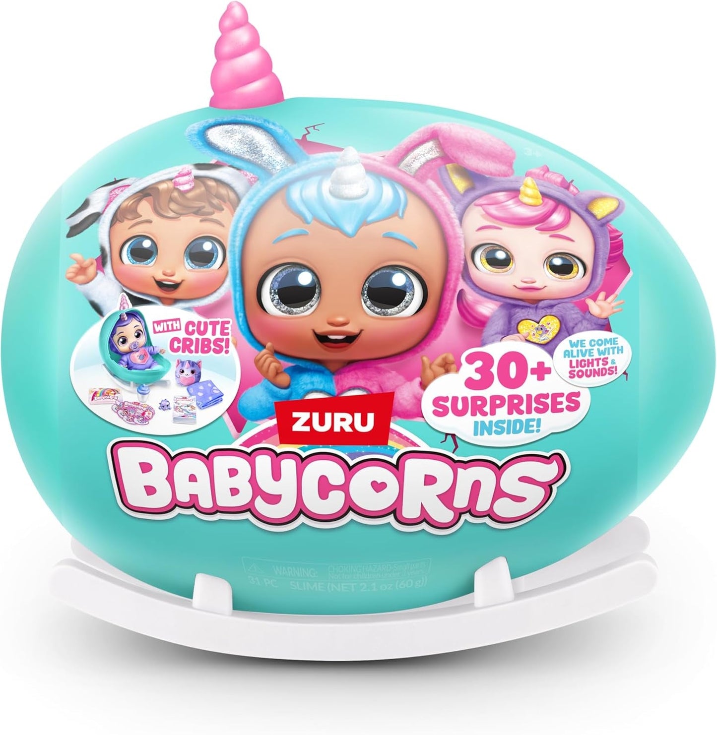 Babycorns Serie 1 di ZURU Magical Cat (Mac) Bambola con accessori Unboxing Giocattolo a sorpresa per bambine