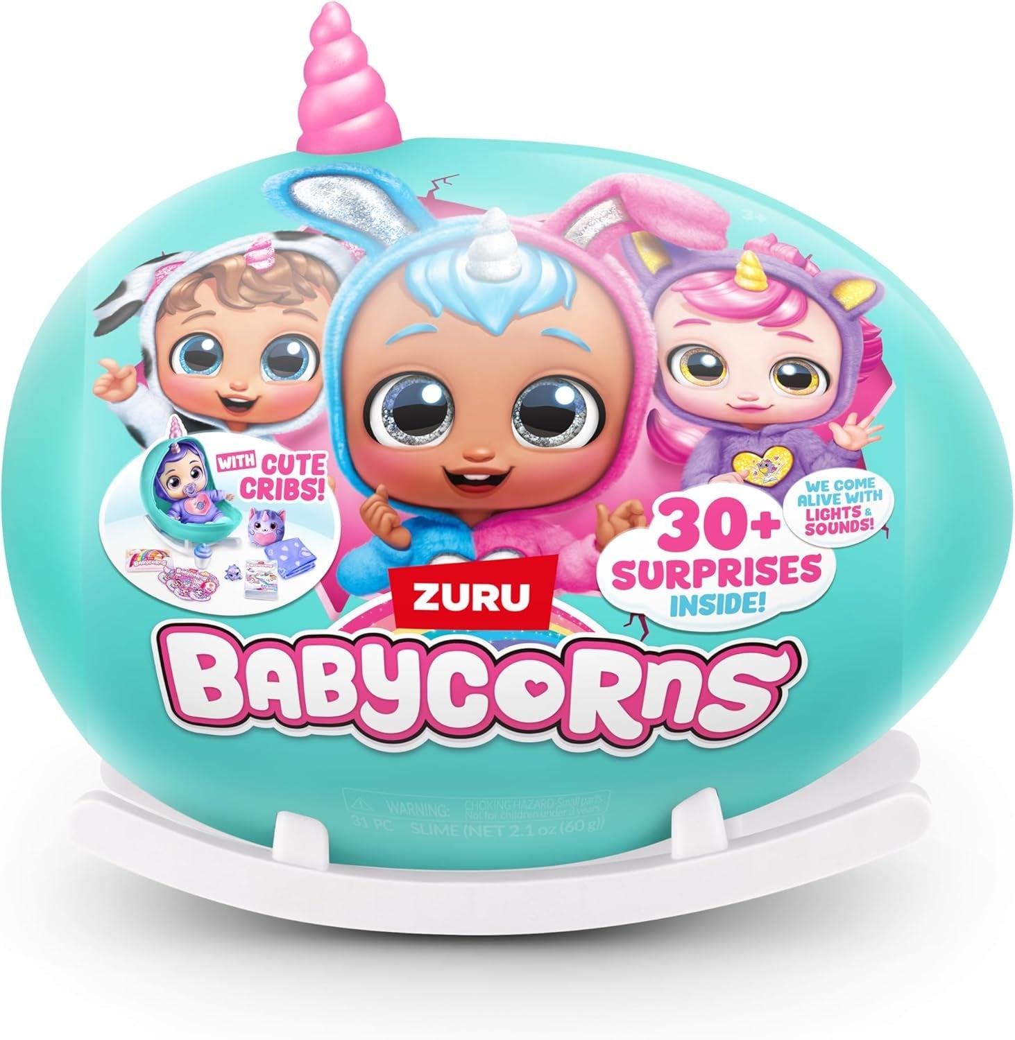 Babycorns Serie 1 di ZURU Magical Cat (Mac) Bambola con accessori Unboxing Giocattolo a sorpresa per bambine