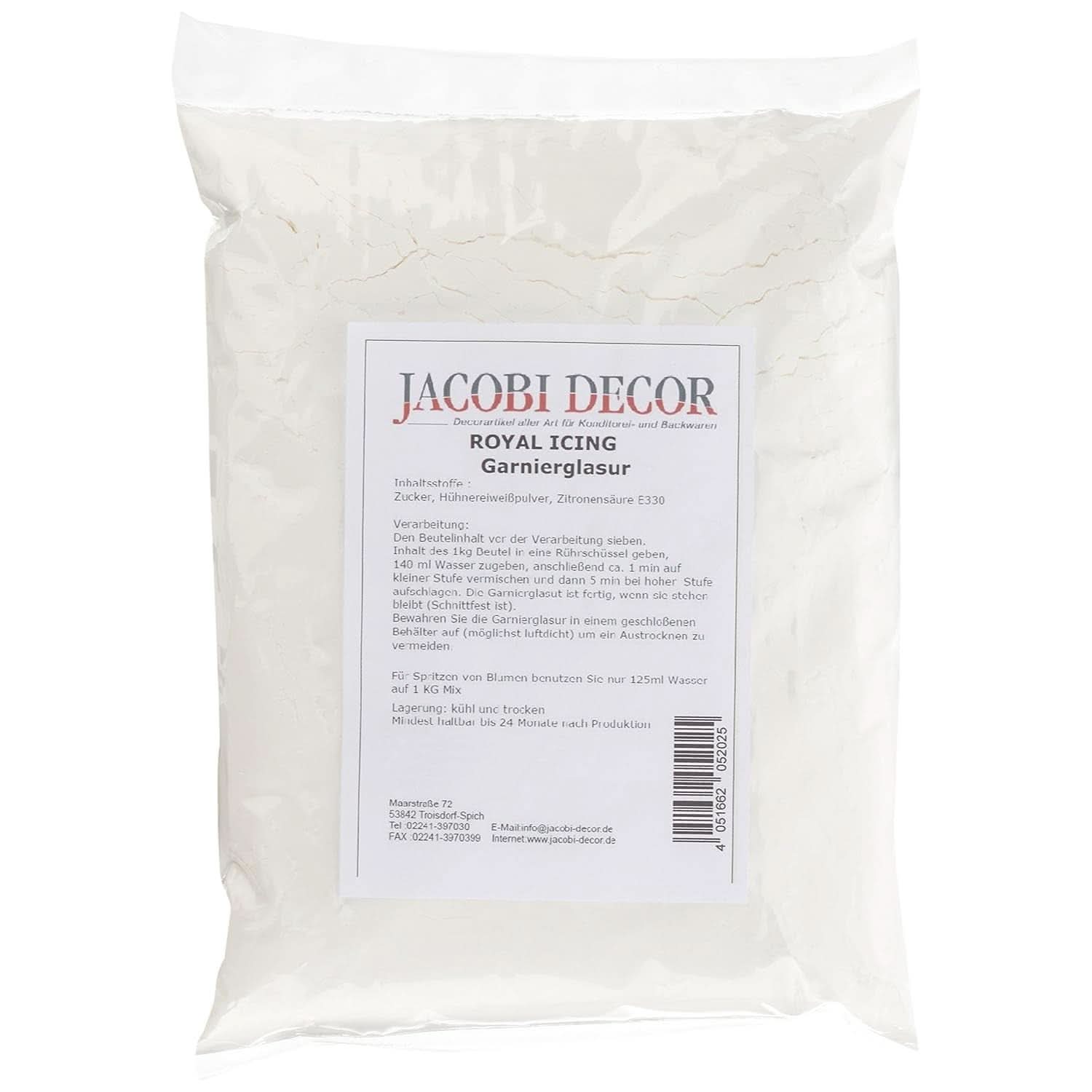 Cake Company Glassa Reale, 1 kg, Glasse senza glutine e Decor Naty Shop
