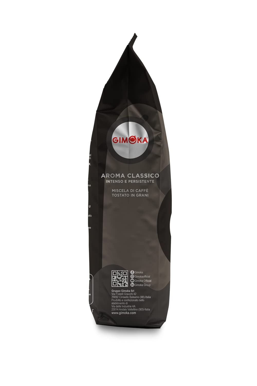 Gimoka – Kaffeebohnen – 1 kg – Miscela Classica – Intensità 10 – Made in Italy – Confezione da 1 kg