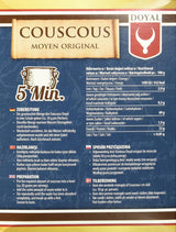 Couscous – Couscous leggero e soffice con un leggero sapore di nocciola – Una specialità tipica del Nord Africa – 1 x 500g
