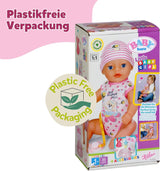 BABY Born Lena (Ragazza) - bambola 36 cm - 7 funzioni, compresi accessori e materasso - Funziona completamente senza batterie - Adatto a bambini piccoli a partire da 1 anno