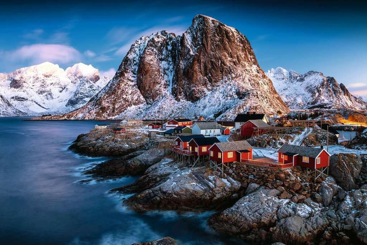 Ravensburger Puzzle 17081 - Hamnoy, Lofoten - Puzzle da 3000 pezzi per adulti e bambini dai 14 anni, Puzzle paesaggistico della Norvegia Puzzle Naty Shop