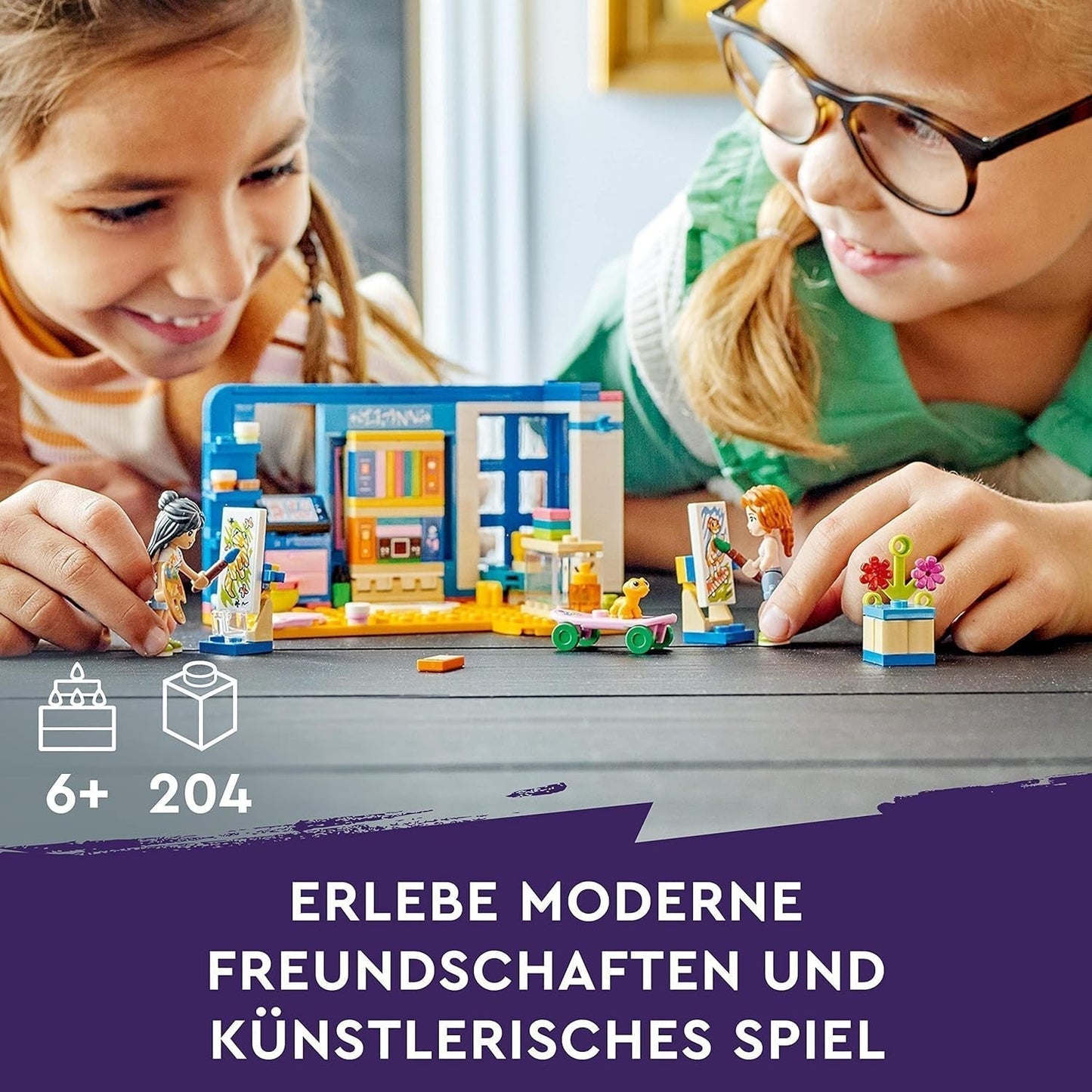 LEGO Friends 41739 La stanza di Liann, mini giocattolo a tema artistico, piccolo regalo da collezione con mini bambole di Liann, autunno e animale domestico Set di costruzione della serie 2023 Acquista dal negozio LEGO