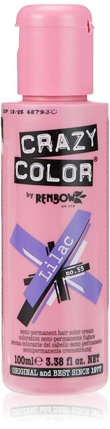 GO TOXIC Crema colorante semipermanente UV per capelli, 100 ml (1 confezione) Tintura per capelli Naty Shop 55 Lilla 100 Ml (1 confezione)