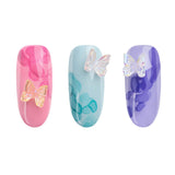 NÉONAIL Decorazione per unghie 3D Nail Art Schmetterlinge - Nail Charms - Nägel Selber Machen - Nails - Nageldesign Accessori - Nailart - Nail Art Zubehör - Nagel Deko - Nagelschmuck - Mehrfarbig