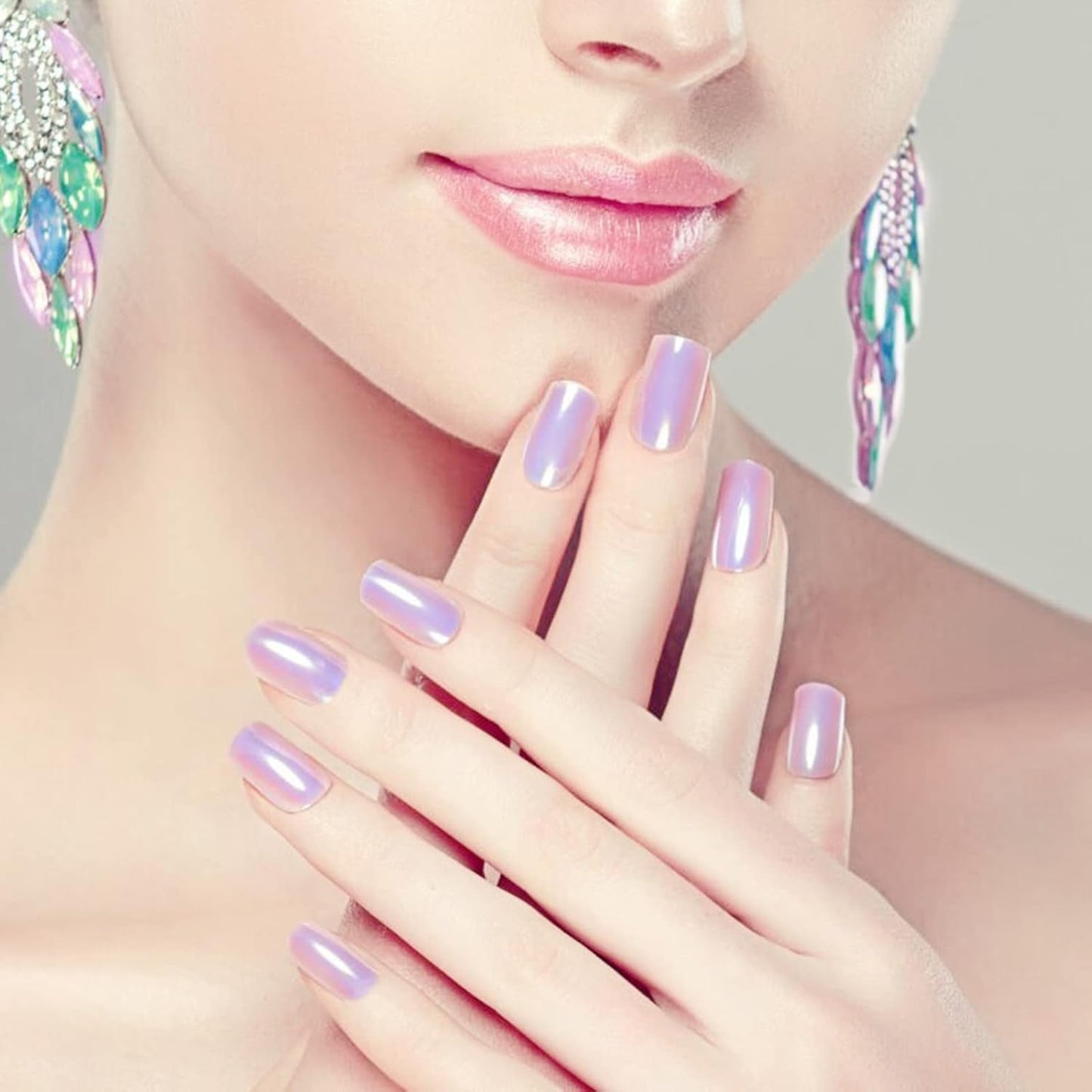 500 punte per unghie artificiali francesi Punte per unghie finte acriliche Set Estensioni per unghie Punte per unghie Accessori per unghie finte con 4 pezzi Colla per unghie in gel per unghie naturali