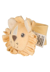 Leo Leone con braccio a sonagli Sterntaler - Peluche per neonati con sonaglio ed elastico - Per i bambini da afferrare e con cui giocare - Regalo ideale, Ocra Baby Toys Naty Shop Titolo predefinito