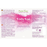 Pretty Pink Colore naturale naturale Pulver Rosa (Roh Vegan) Pastel Rose Bis Intensiv Rosa-Rot - Essbare Farbe Für Lebensmittel Aus Früchten und Gemüse - Colorante alimentare naturale | Negozio Pureraw 5G Naty